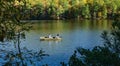 Couple Fishing for Trout on Douthat Lake